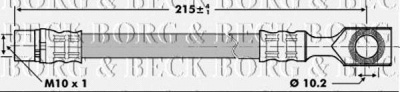 BORG & BECK bbh6828 -  Тормозной шланг